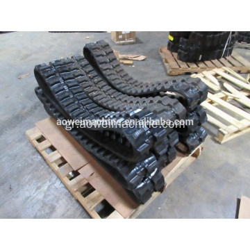 Καλή τιμή για Bobcat Mini Excavator Rubber Tracks, 250mm, 300mm, 320mm, 350mm, 400mm, Mini digger robot rubber track and pads,